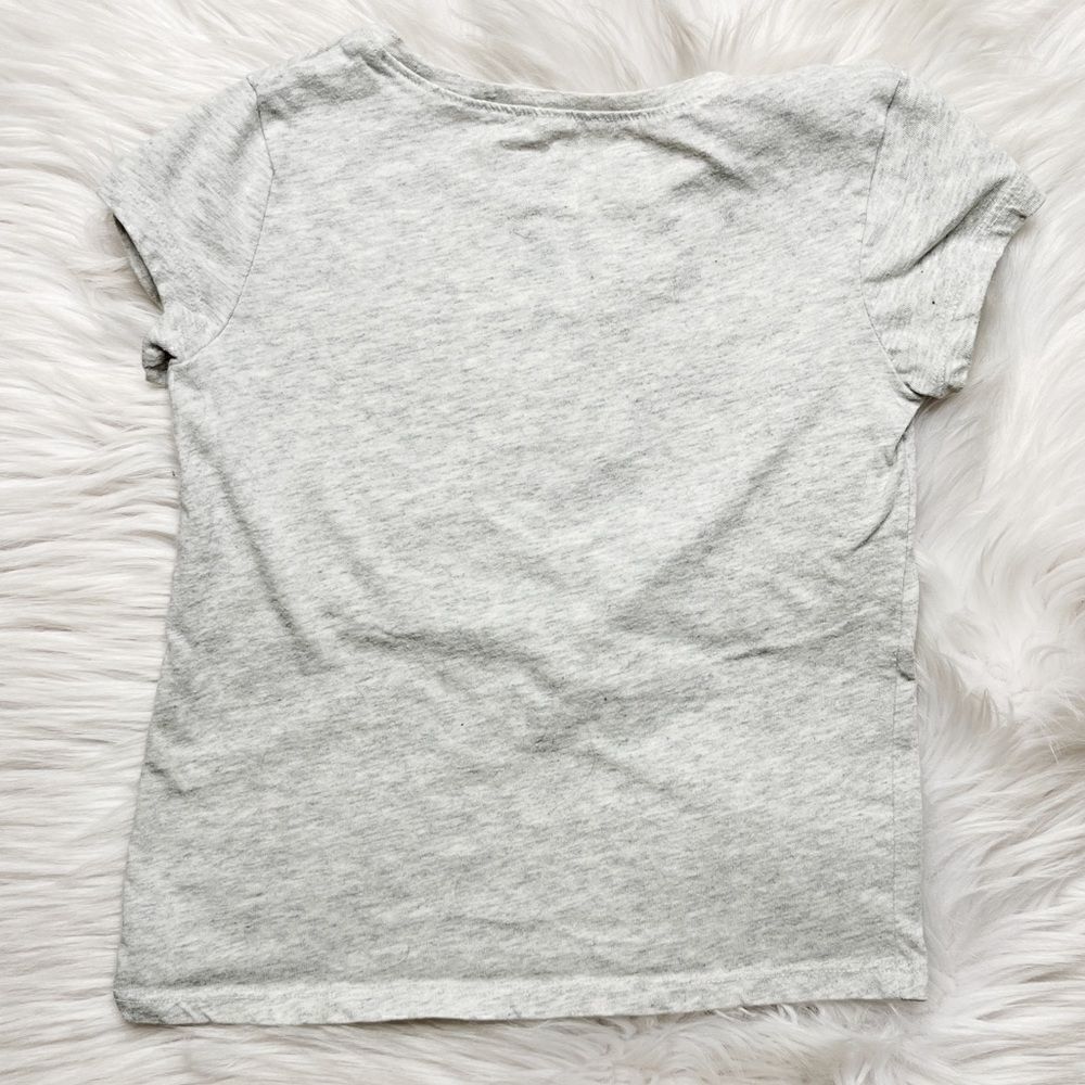 Disney Softest Tee Princess Girls Support Girls Short Sleeve Shirt Grey 5T - Picture 2 of 4